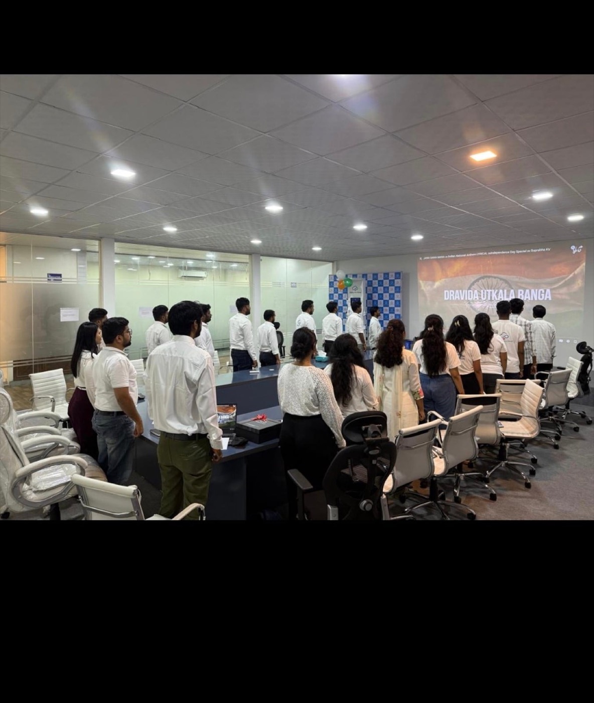 An operations floor with staff at desks