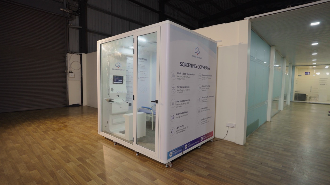 The interior of a Health Lounge pod