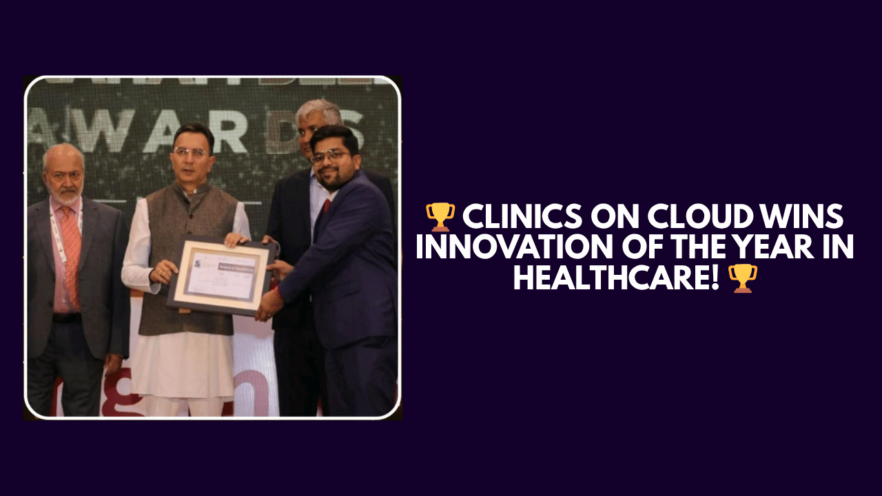 🏆 Clinics on Cloud Wins Innovation of the Year in Healthcare! 🏆
